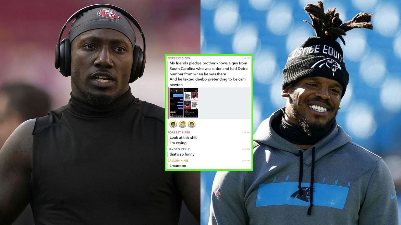 San Francisco 49ers wide receiver Deebo Samuel got duped by someone pretending to be former NFL quarterback Cam Newton.