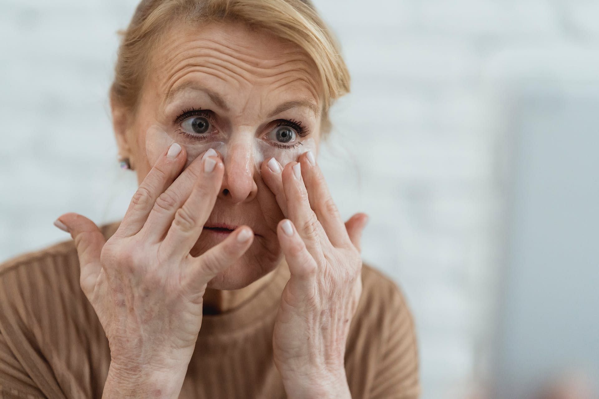 Crow&#039;s feet exercise. (Image credits: Pexels/ Teona Swift)