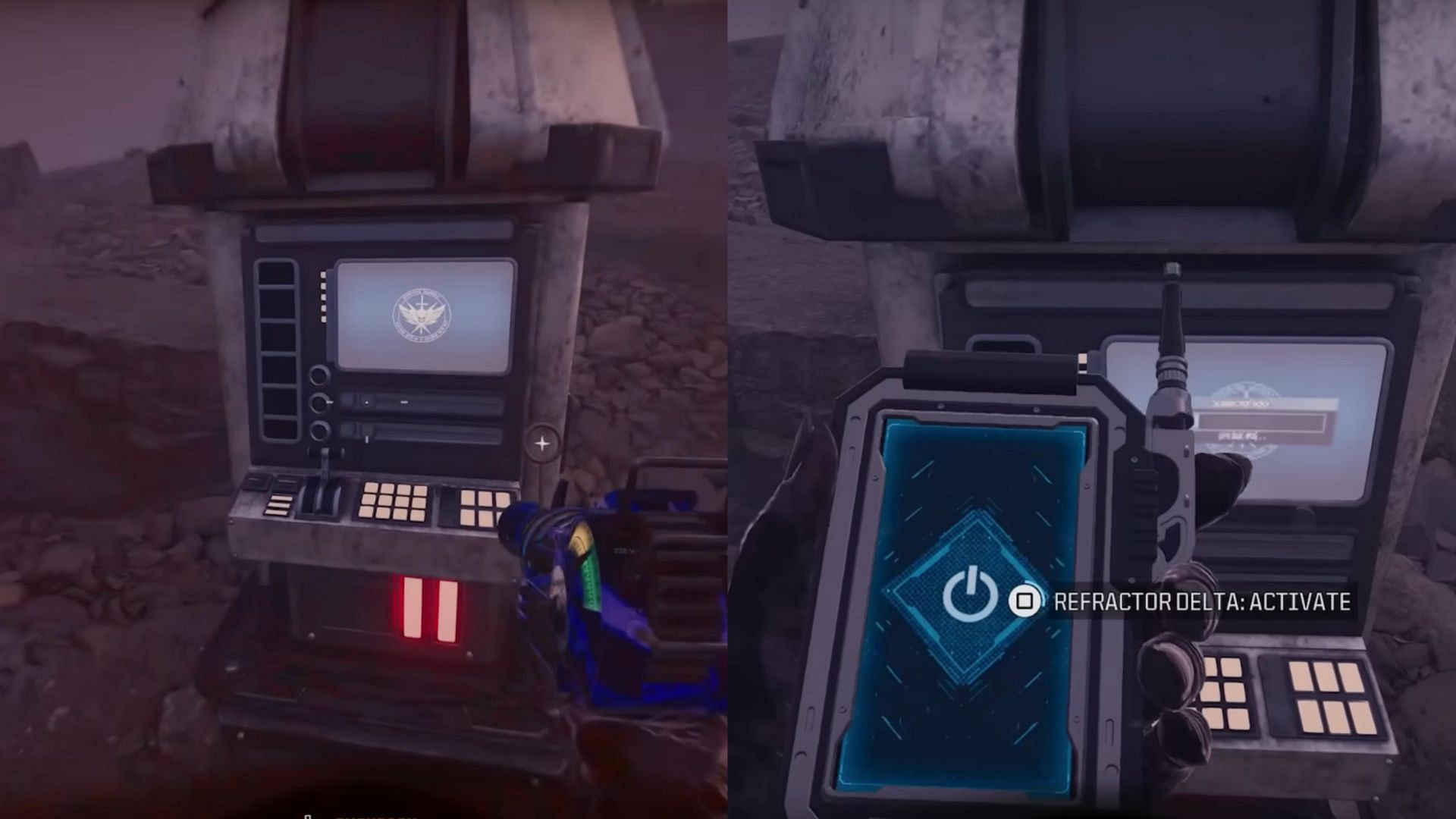 Activating a Refractor (Image via Activision and YouTube/MrDalekJD)