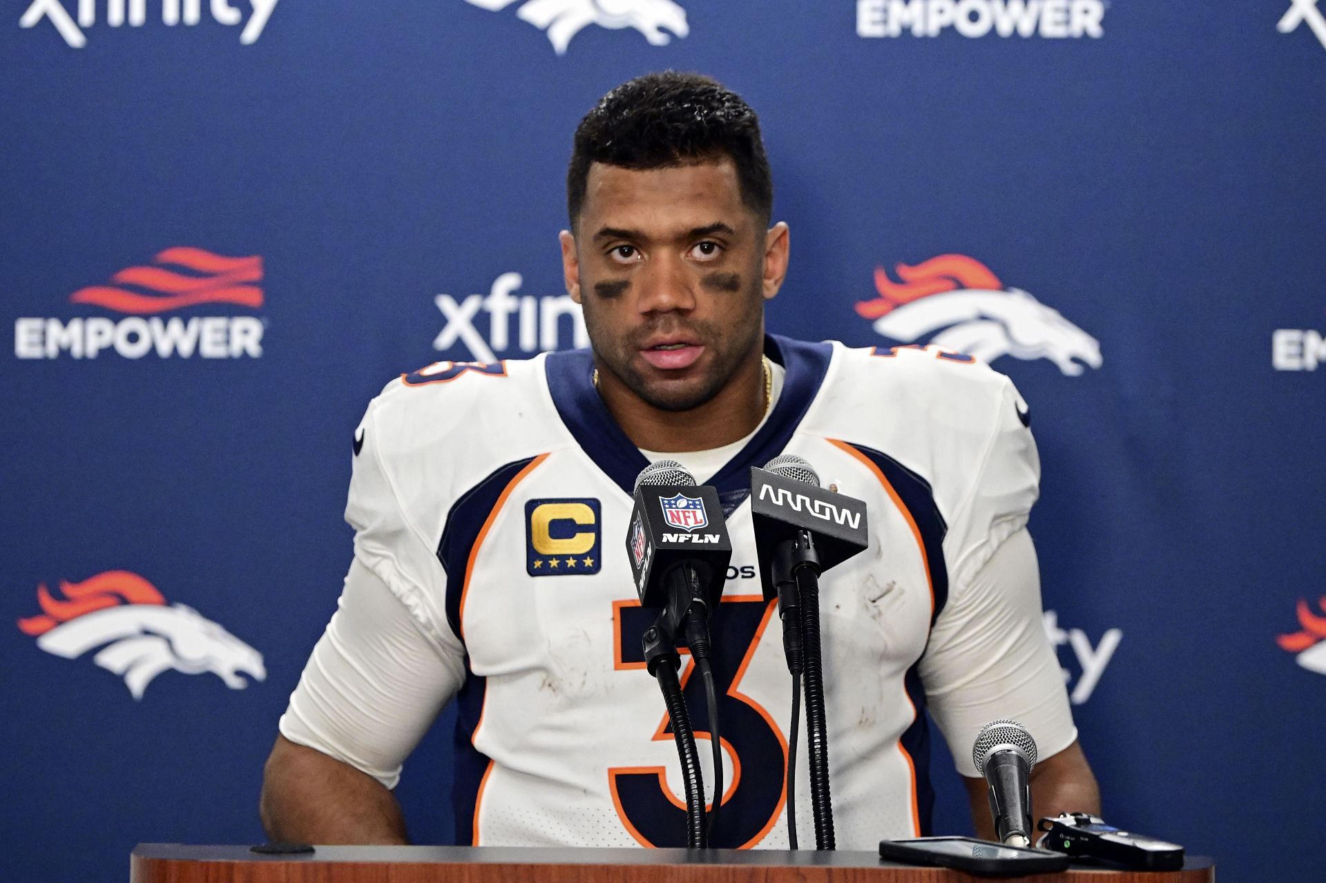 Russell Wilson at Broncos Lions Football
