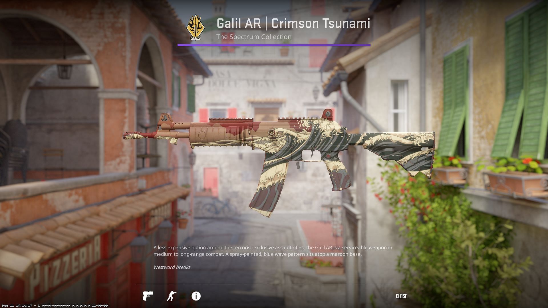 Galil AR Crimson Tsunami (Image via Valve)