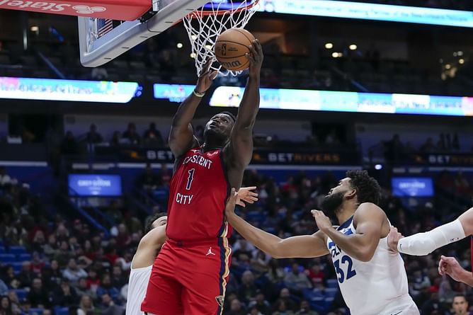 Watch: Zion Williamson shuts down critics after showing exquisite agility for the and-1 finish