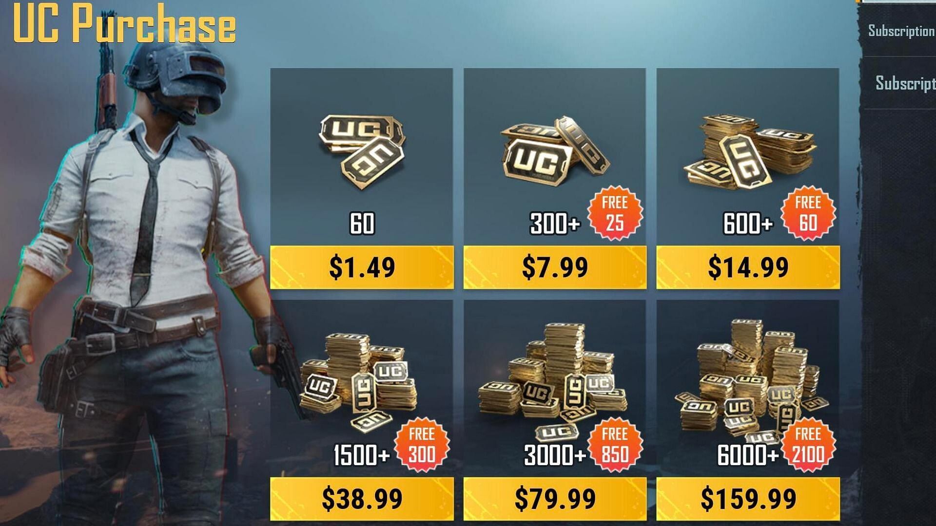 Get free UCs in PUBG Mobile (Image via Tencent Games)