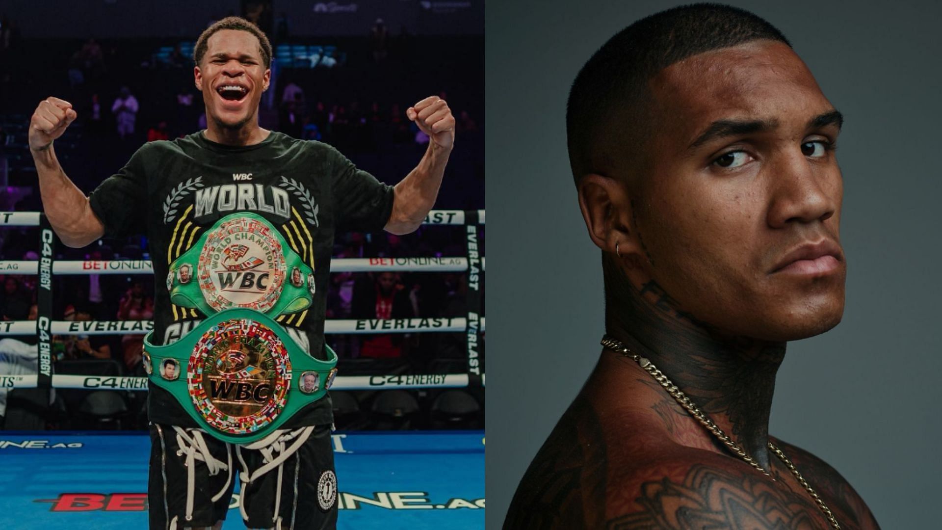 Devin Haney (left), Conor Benn (right) [Images courtesy of @realdevinhaney &amp; @conorbennofficial on Instagram]