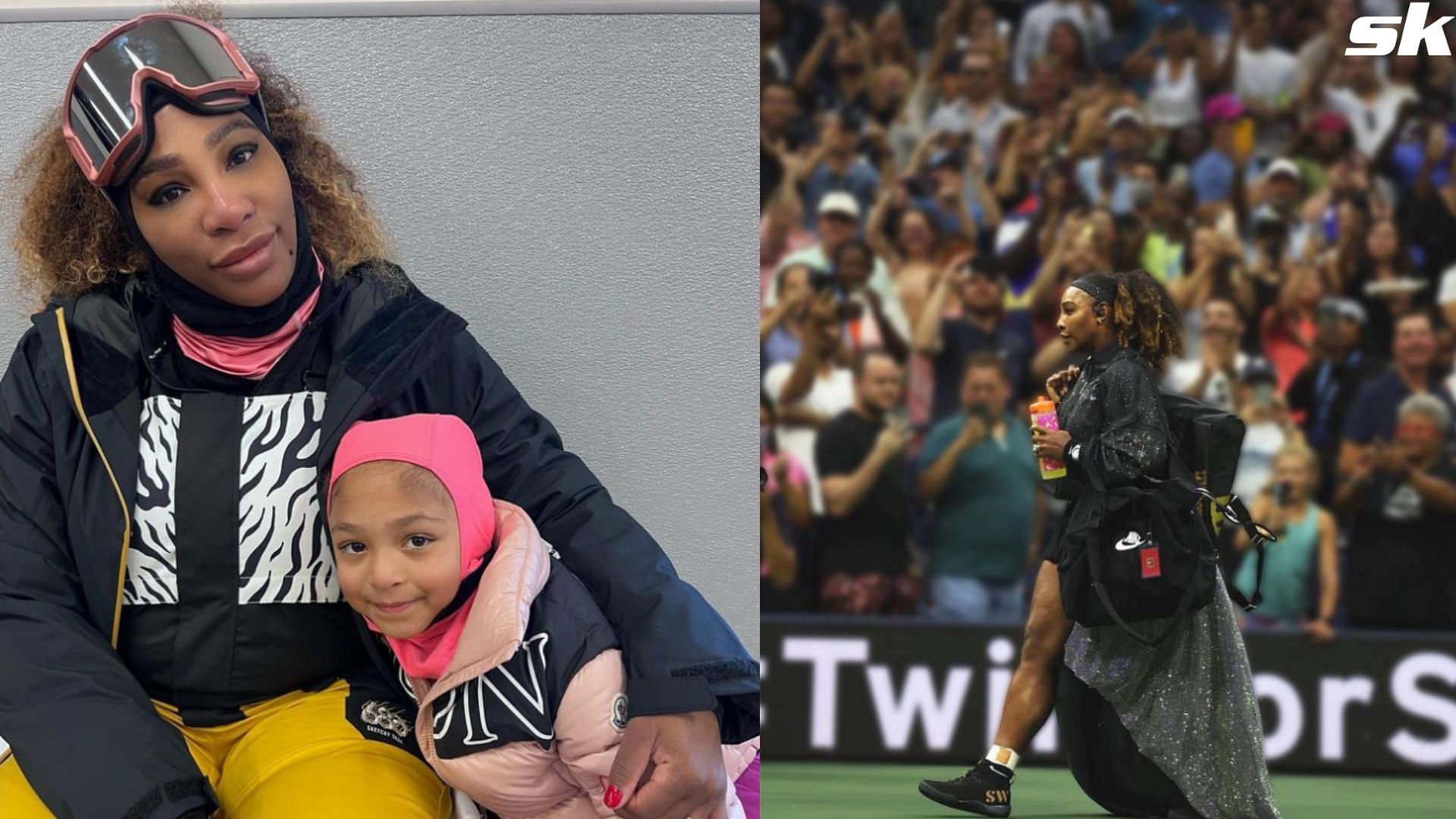 Serena Williams and daughter Olympia - @serenawilliams, Instagram