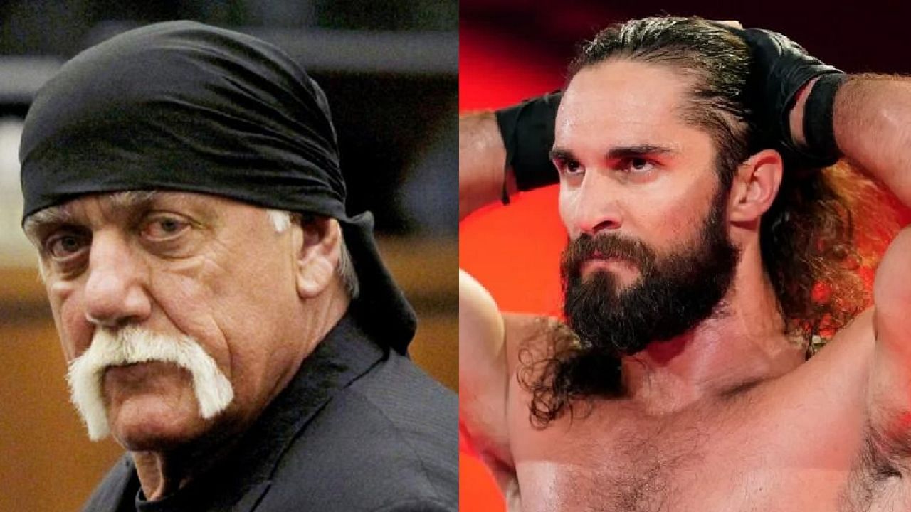 Hulk Hogan (left); Seth Rollins (right)