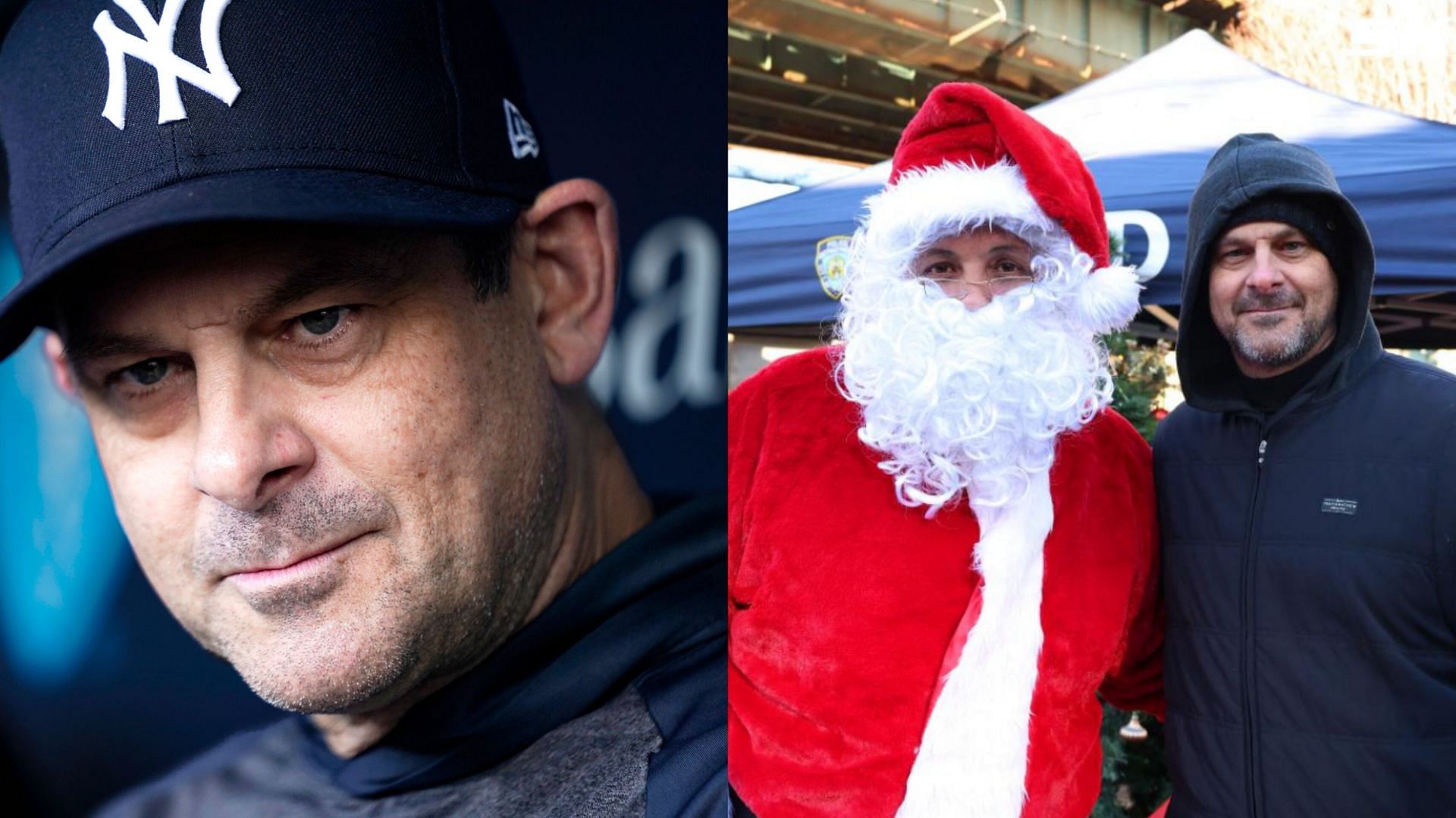 Yankees skipper Aaron Boone plays Santa, spreads cheer in the Bronx with Christmas gifts for kids