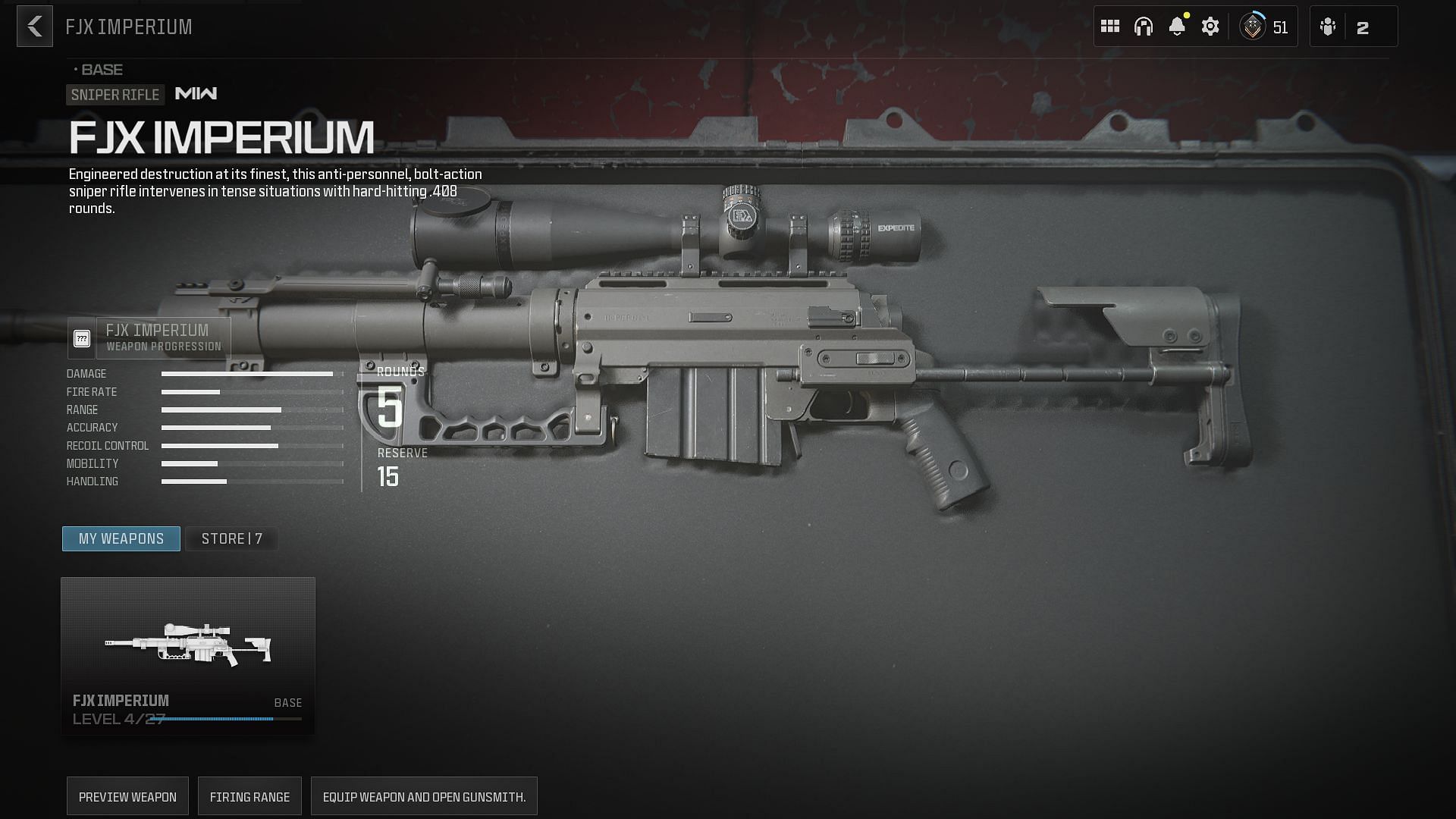 FJX Imperium weapon (Image via Activision)