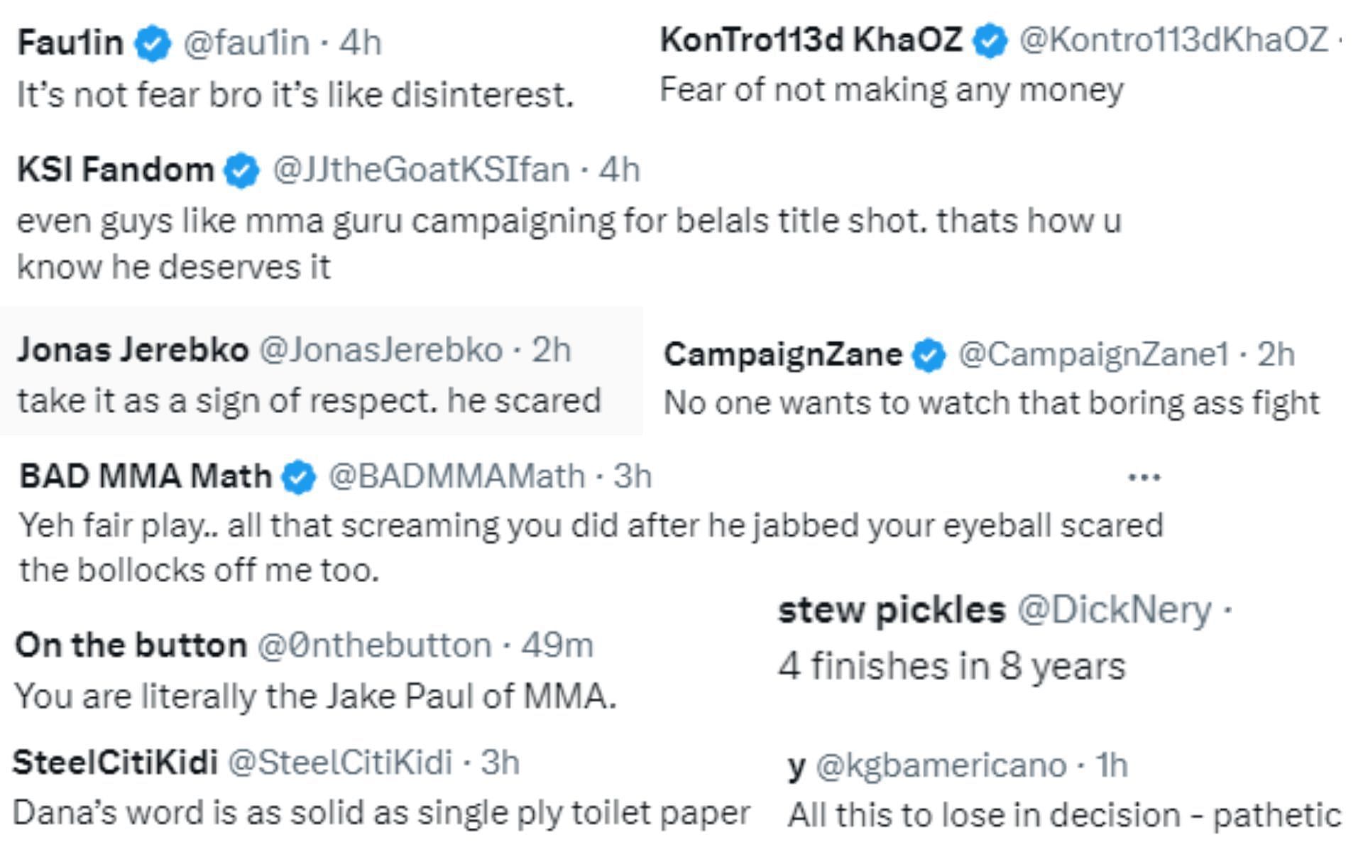 Screenshots from @bullyb170 on X