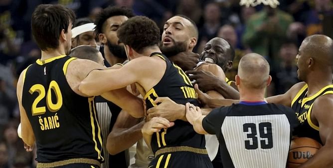 "Held him much longer": Draymond Green on chokehold to Rudy Gobert, reveals Steph Curry's reaction