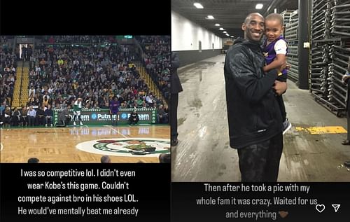 Isaiah Thomas shared his memories on social media going up against Kobe Bryant on his final game in Boston