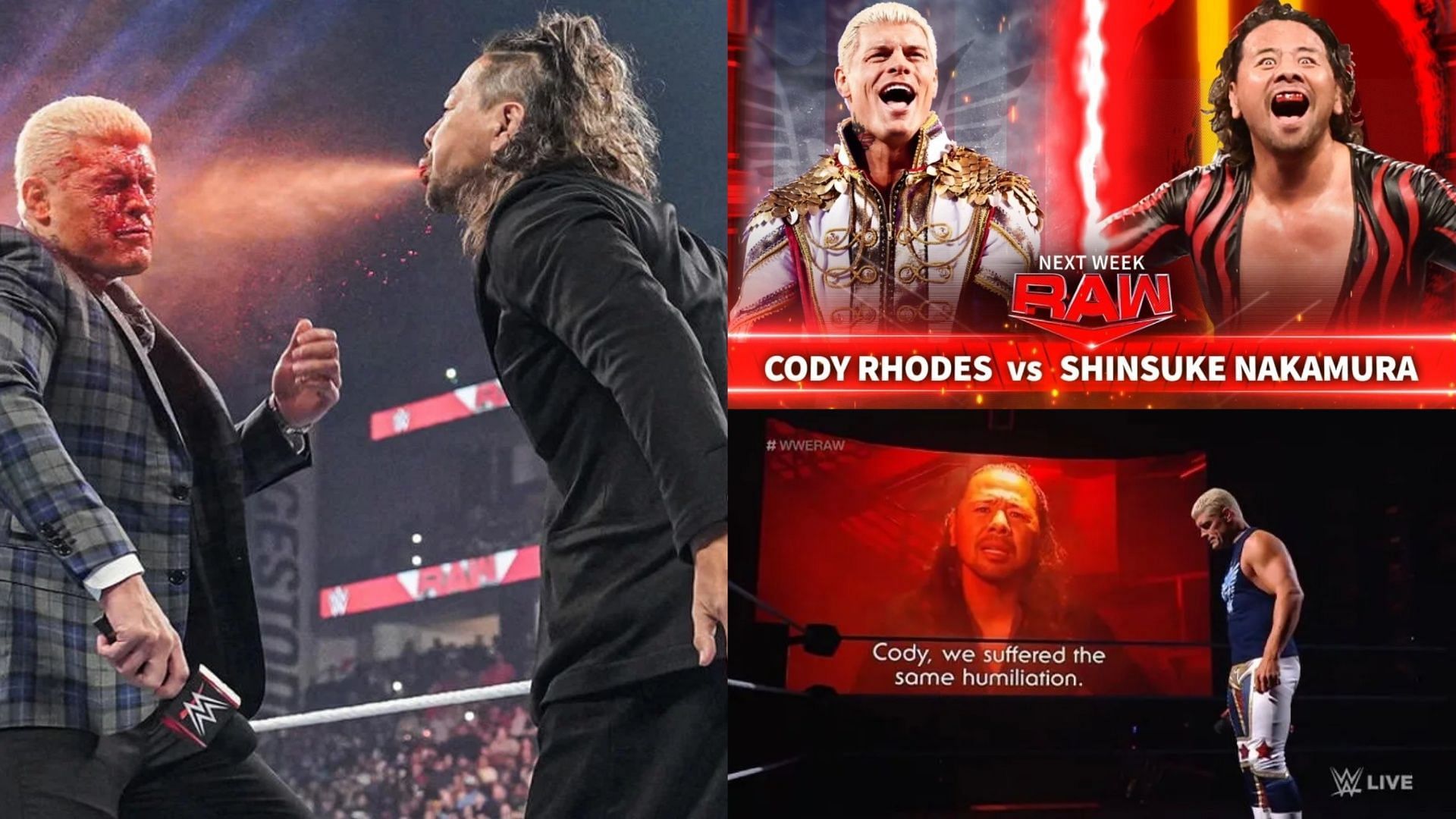 What will happen when Cody Rhodes battles Shinsuke Nakamura on WWE RAW?
