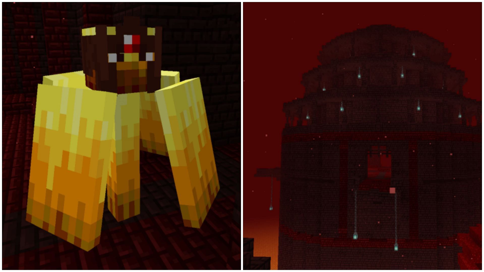 Nether will have Wildfire dwelling in the new Citadel structure in Minecraft (Image via CurseForge/Faboslav)