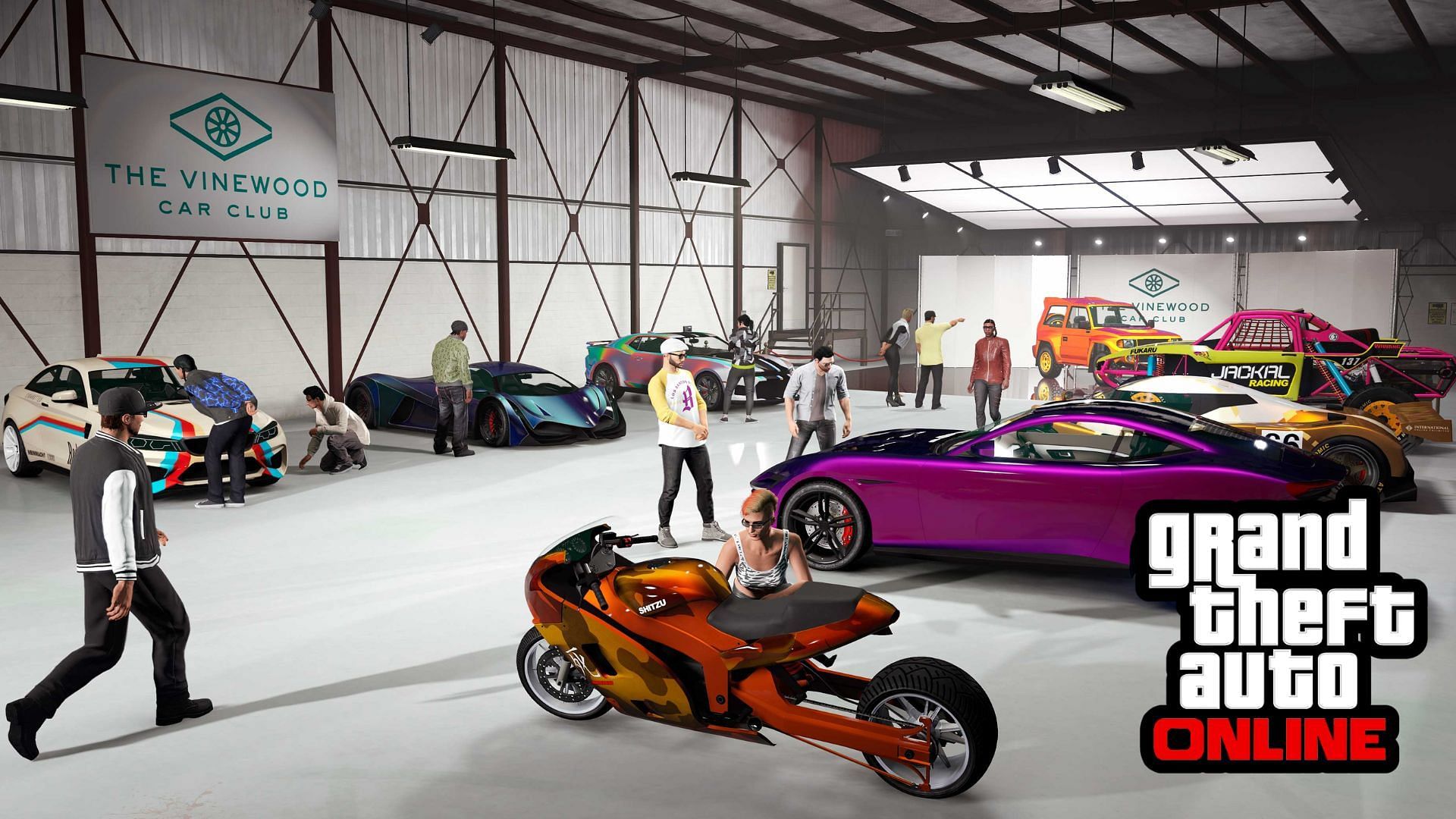 Vinewood Car Club Garage GTA+ members