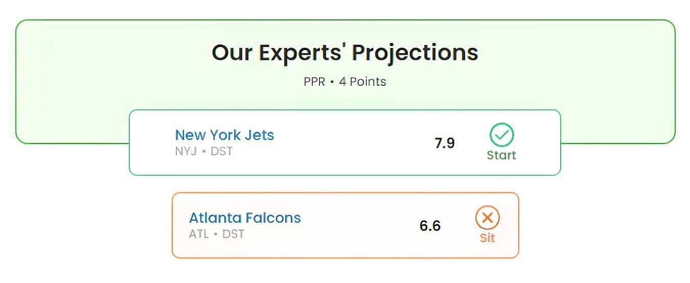 Jets or Falcons defense, which one&#039;s the right call in fantasy football Week 13?