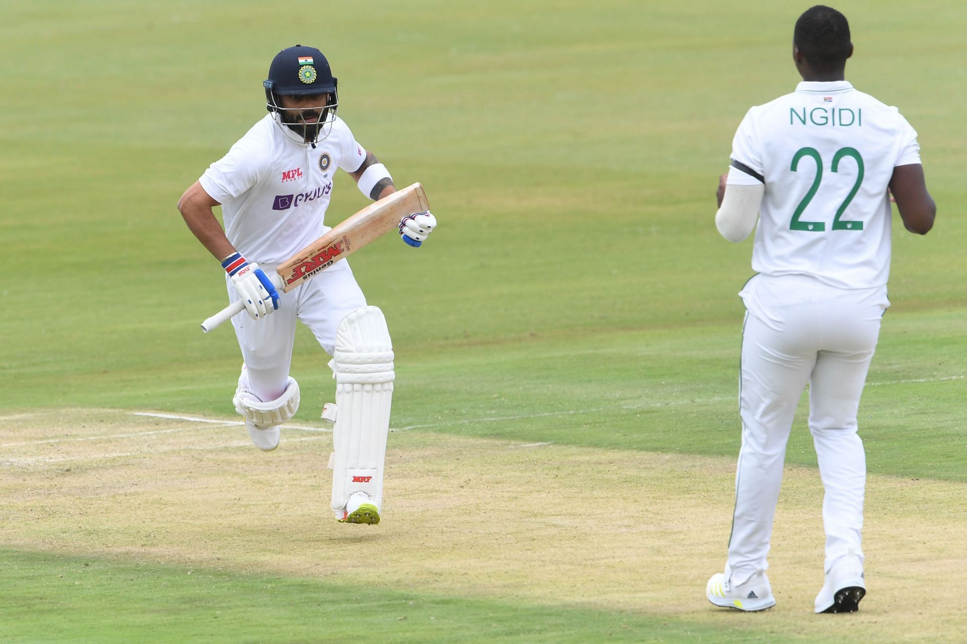 Virat stood tall against the South African pace battery. Pic: Getty Images