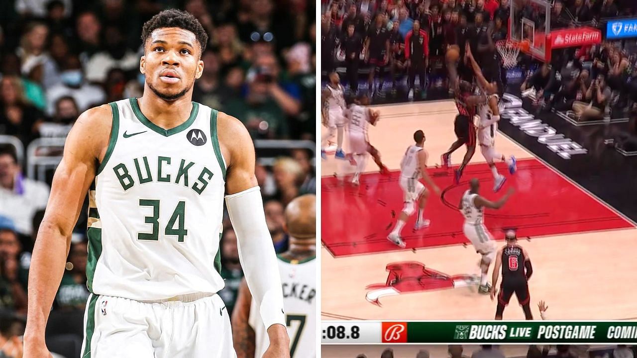 Defensive juggernaut Giannis Antetokounmpo stops Patrick Williams with soul-crushing block with 6.2 on the clock