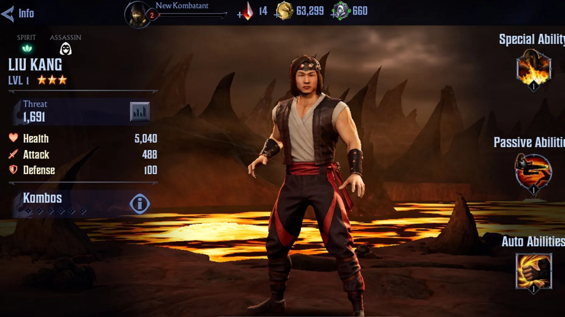 Liu Kang in Mortal Kombat Onslaught. (Image via NetherRealm Studios)