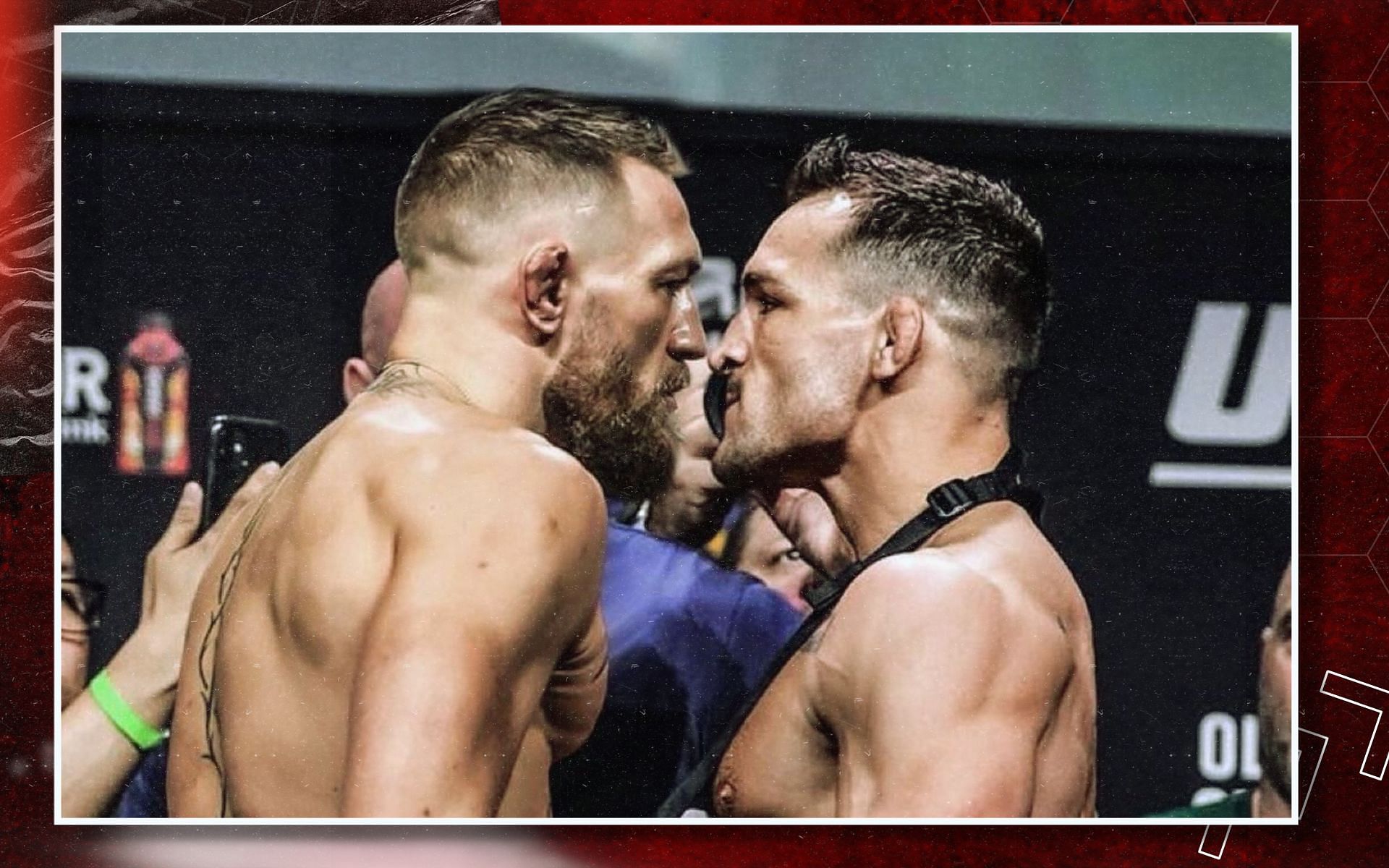 Michael Chandler (right) opens up on his delayed fight with Conor McGregor (left) [Image credits: @michaelchandlermma on Instagram]