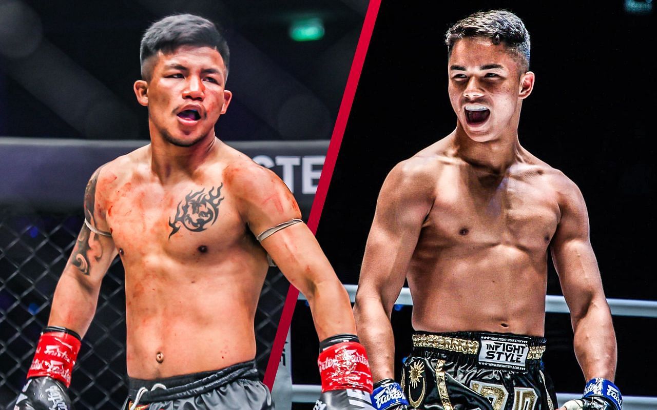 Johan Ghazali (R) willing to take on a fight against Rodtang (L) even at this point in his young career. -- Photo by ONE Championship