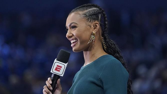 Malika Andrews seemingly embarrassed about NBA In-Season Tournament predictions as Pacers and Pelicans cause upsets