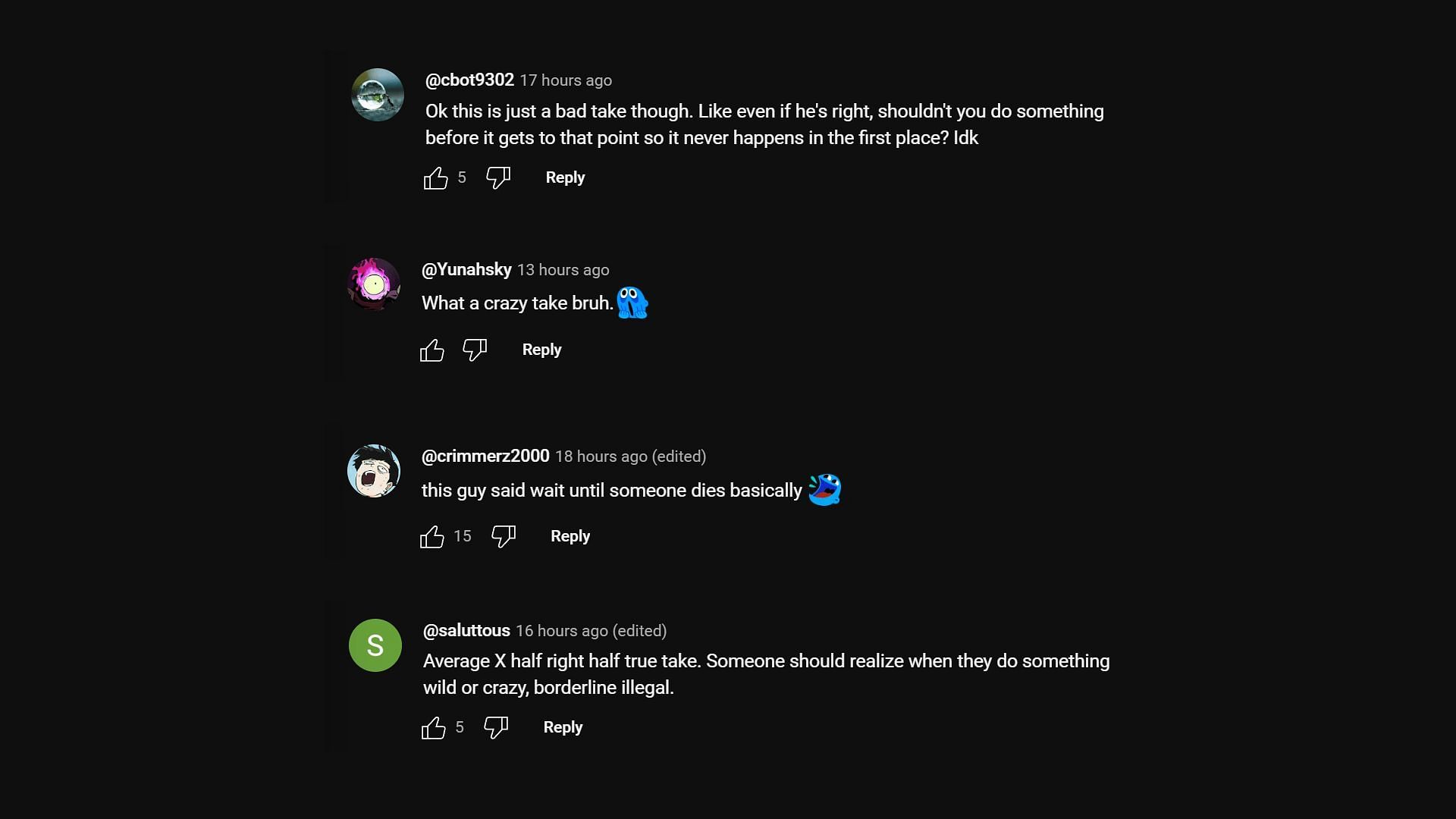 Fans express their disapproval of xQc&#039;s take. (Image via xQc Clips/YouTube)