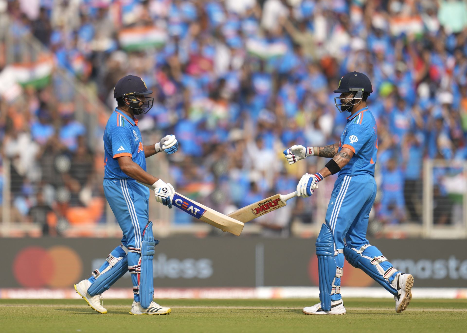 Rohit Sharma and Virat Kohli haven&#039;t played T20I cricket since last year&#039;s T20 World Cup. [P/C: AP]