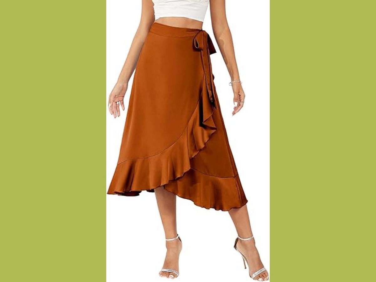 The Skrtimory tie wrap skirt (Image via Amazon)