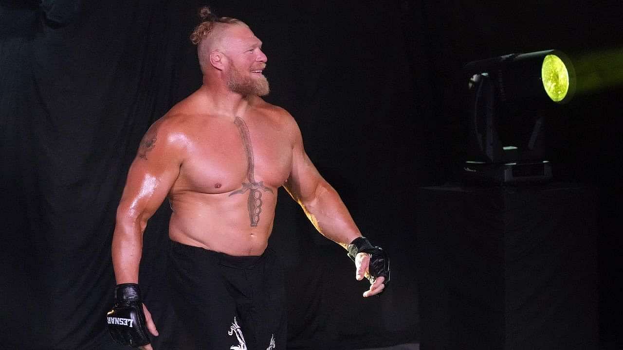 Brock Lesnar spotted backstage in WWE