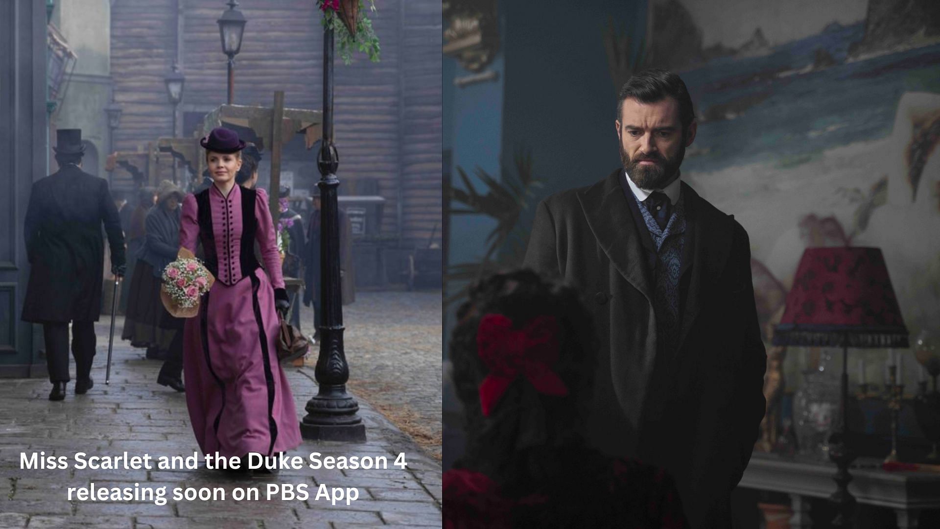 Stills from Miss Scarlet and The Duke season 4 (Image via PBS KVIE)