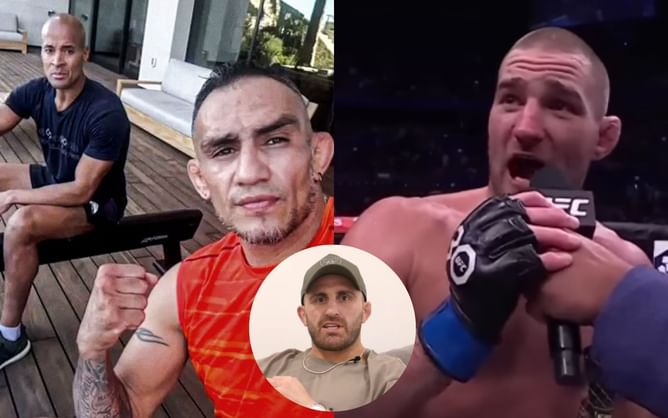 “He was screaming out to Goggins” - Alexander Volkanovski explains how Sean Strickland’s shouts became corner advice for Tony Ferguson at UFC 296