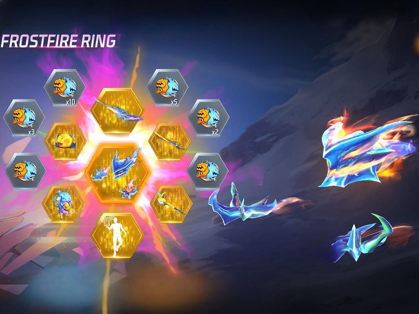Frostfire Ring event has been added to Free Fire (Image via Garena)