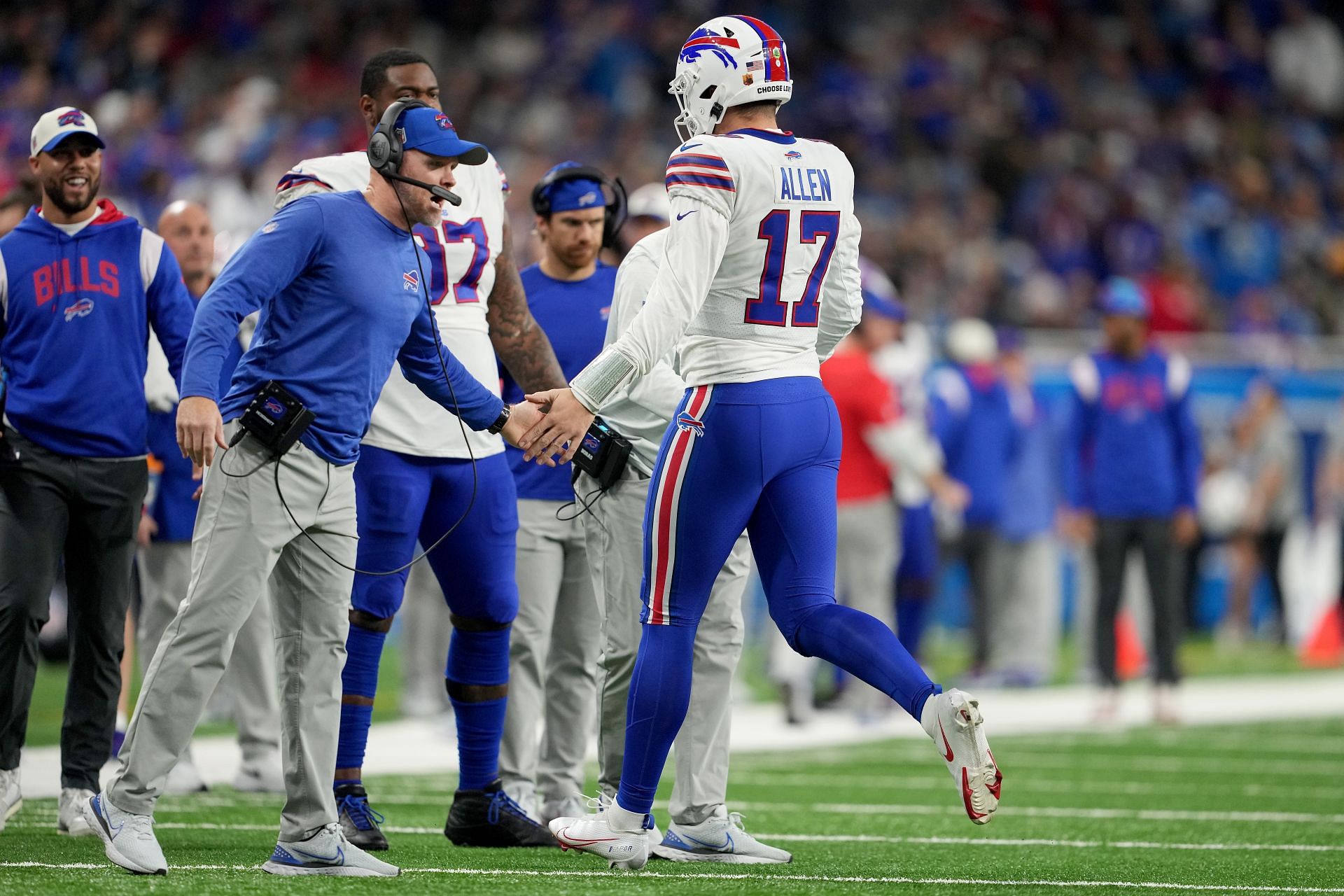 Buffalo Bills HC Sean McDermott and QB Josh Allen