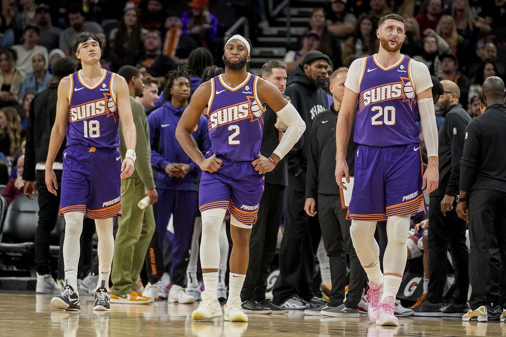 Josh Okogie suffered an injury against the Golden State Warriors.