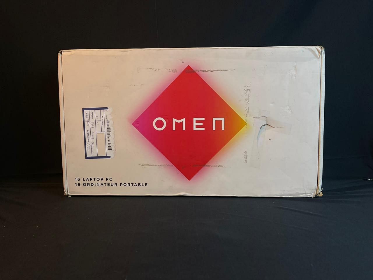 Outer-box of the HP Omen Transcend 16 (Image via Sportskeeda)