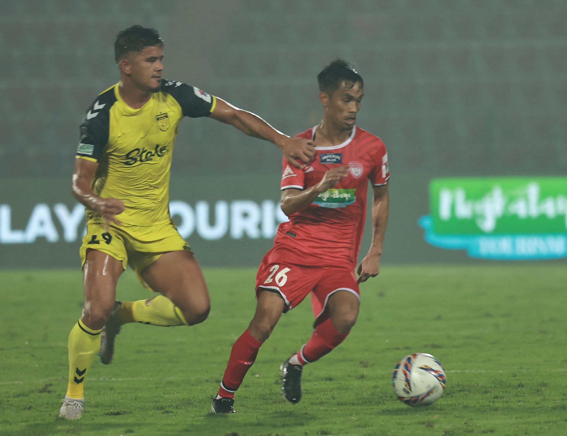Hyderabad FC took a point against NorthEast United FC on Sunday. (ISL)