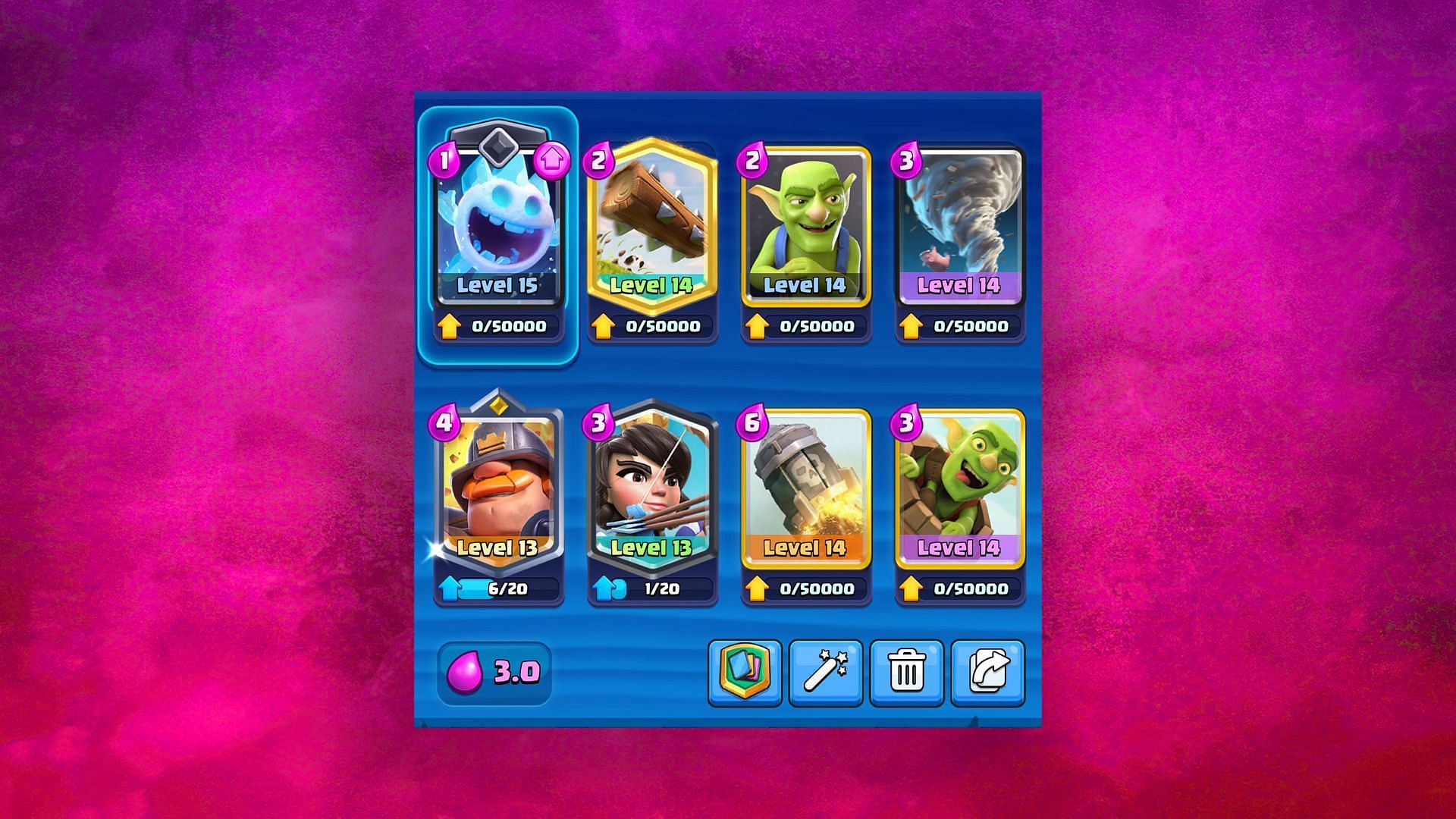 Log Bait deck uses Goblin Barrel as the primary win condition (Image via Supercell)