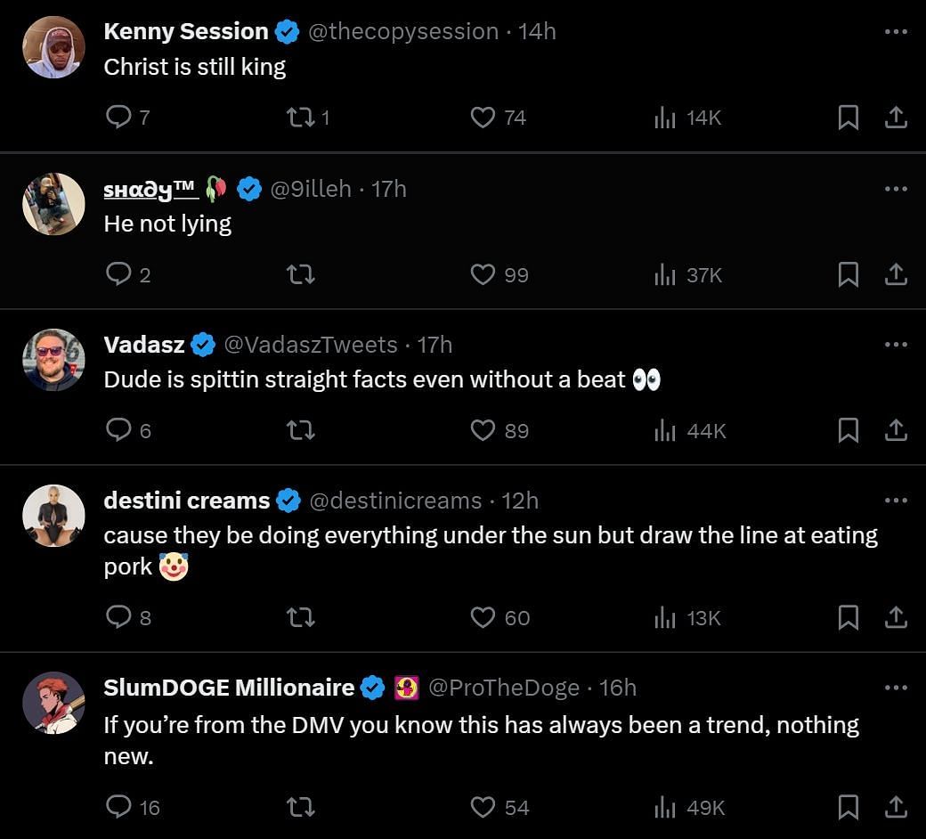 X users had mixed reactions to Gabbana&#039;s rant (Image via X/@SaycheeseDGTL)