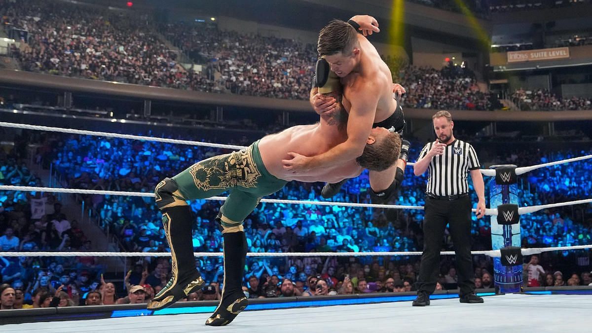 Grayson Waller and Edge faced off on SmackDown in Madison Square Garden this summer
