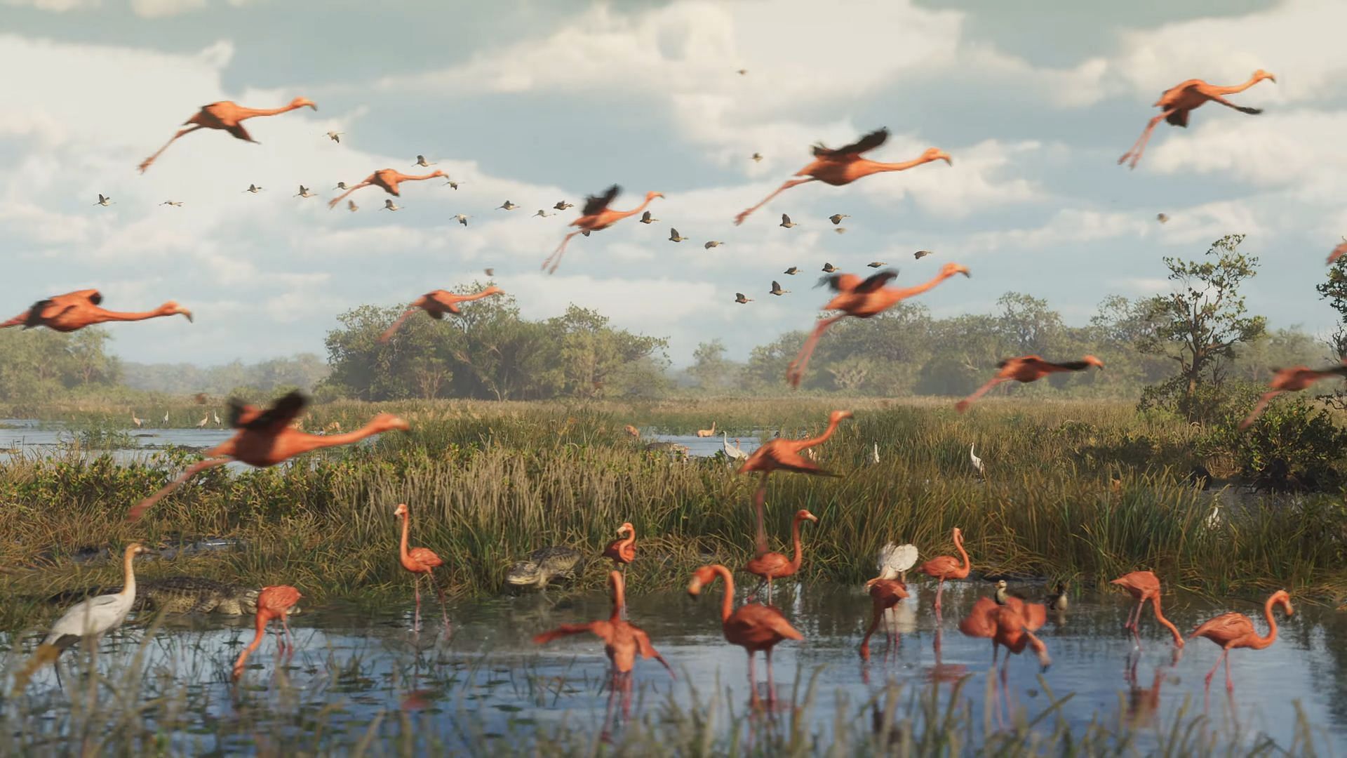 The improved wildlife shown in the Grand Theft Auto 6 trailer (Image via Rockstar Games)