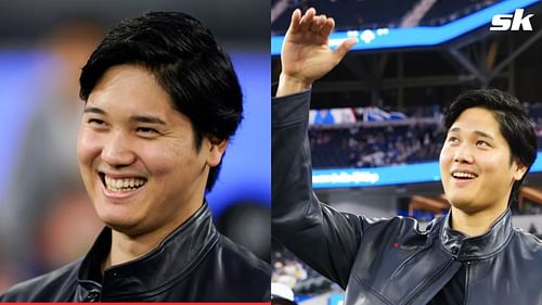 Shohei Ohtani enjoyed taking in some holiday NFL football in LA (AP Photo/Ashley Landis)