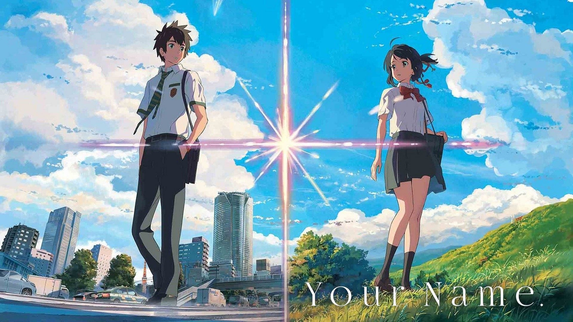 Your Name is definitely one of the best anime movies of all time (image via CoMix Wave Films)