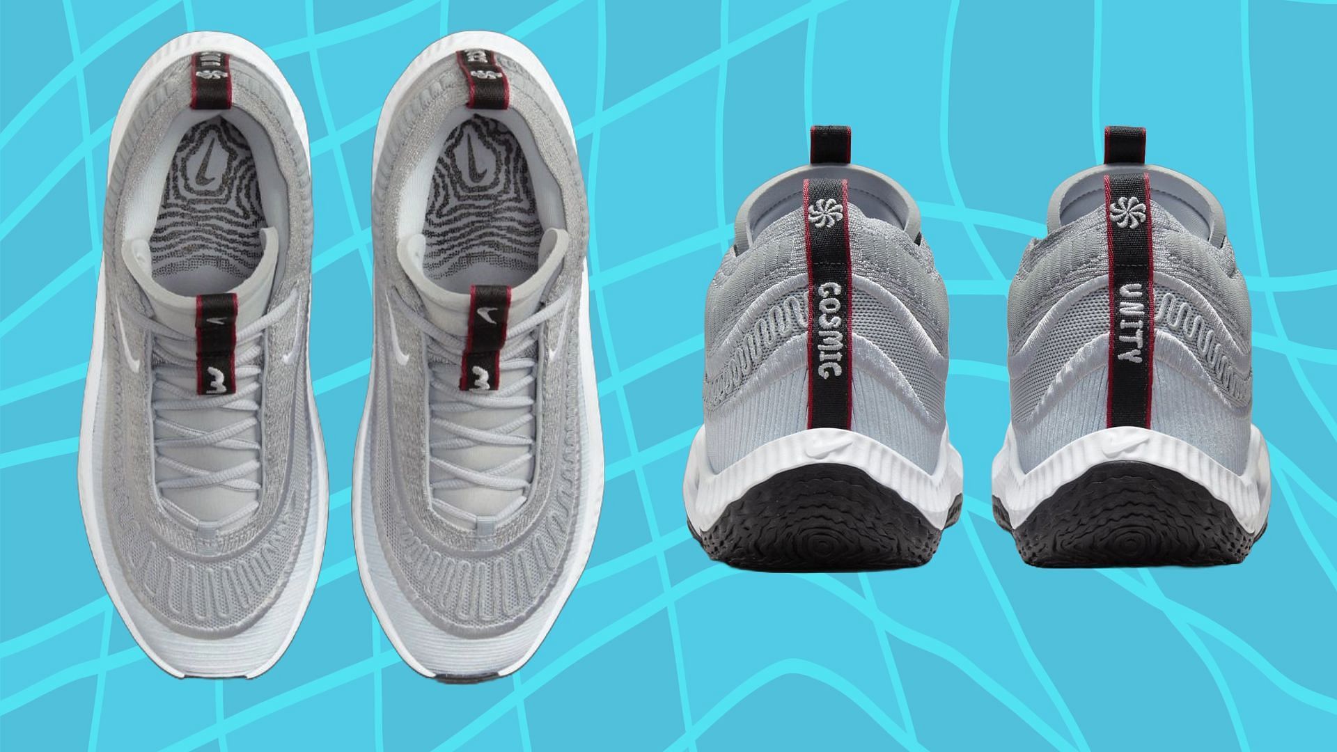 Another look at the Nike Cosmic Unity 3 Silver Bullet sneakers ( Image via Nike)