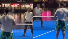 [Watch] MS Dhoni and Rishabh Pant spotted playing in Dubai after IPL 2024 auction