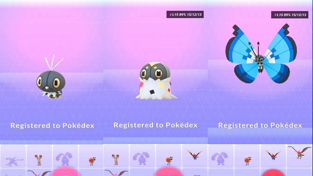 Pokemon GO Vivillon map and patterns How to get them all