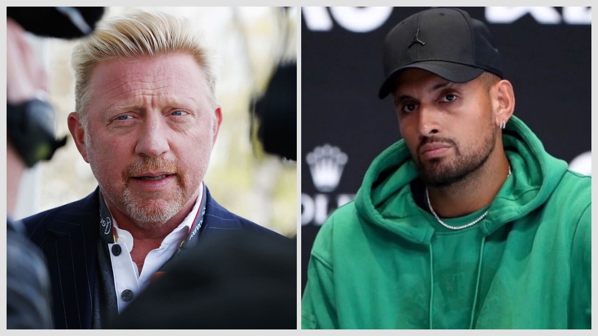 Boris Becker Nick Kyrgios feud