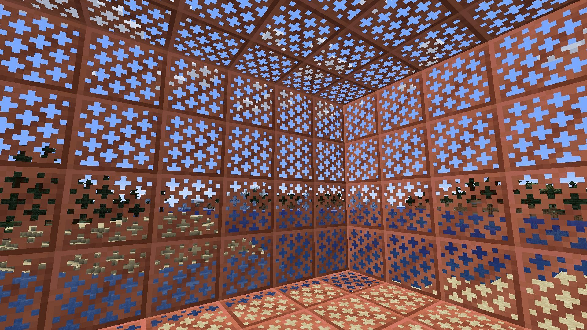 Minecraft 1.21&rsquo;s new copper grates prevent mobs from spawning on top of them (Image via Mojang)