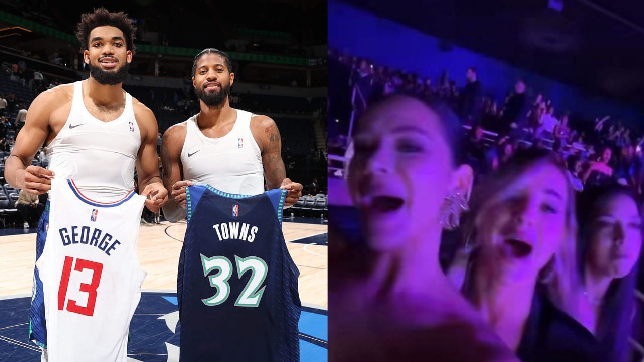 Jordyn Woods and Daniela Rajic is enjoying an Usher concert while Paul George and Karl-Anthony Towns are busy in the NBA season
