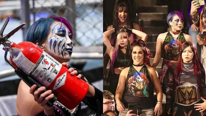 Asuka receives a one-word message from a popular Damage CTRL member