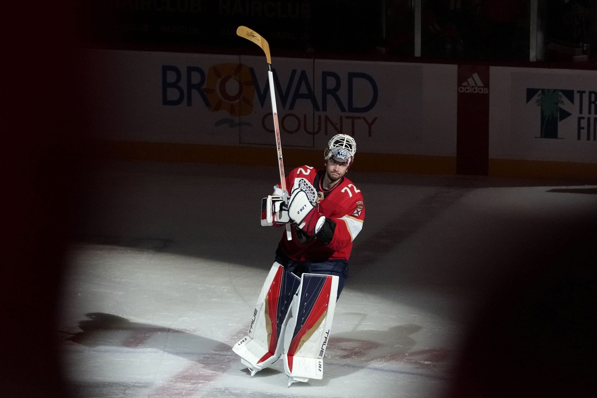 Sergei Bobrovsky of the NHL&#039;s Florida Panthers